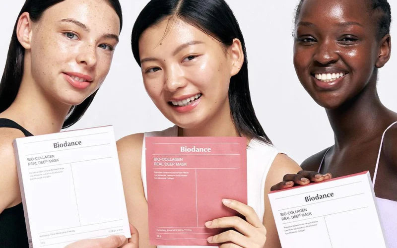 BIODANCE Bio-Collagen, nemlendirici gece hidrojel maskesi,