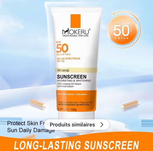 4.7 Note moyenne MOKERU — crème solaire