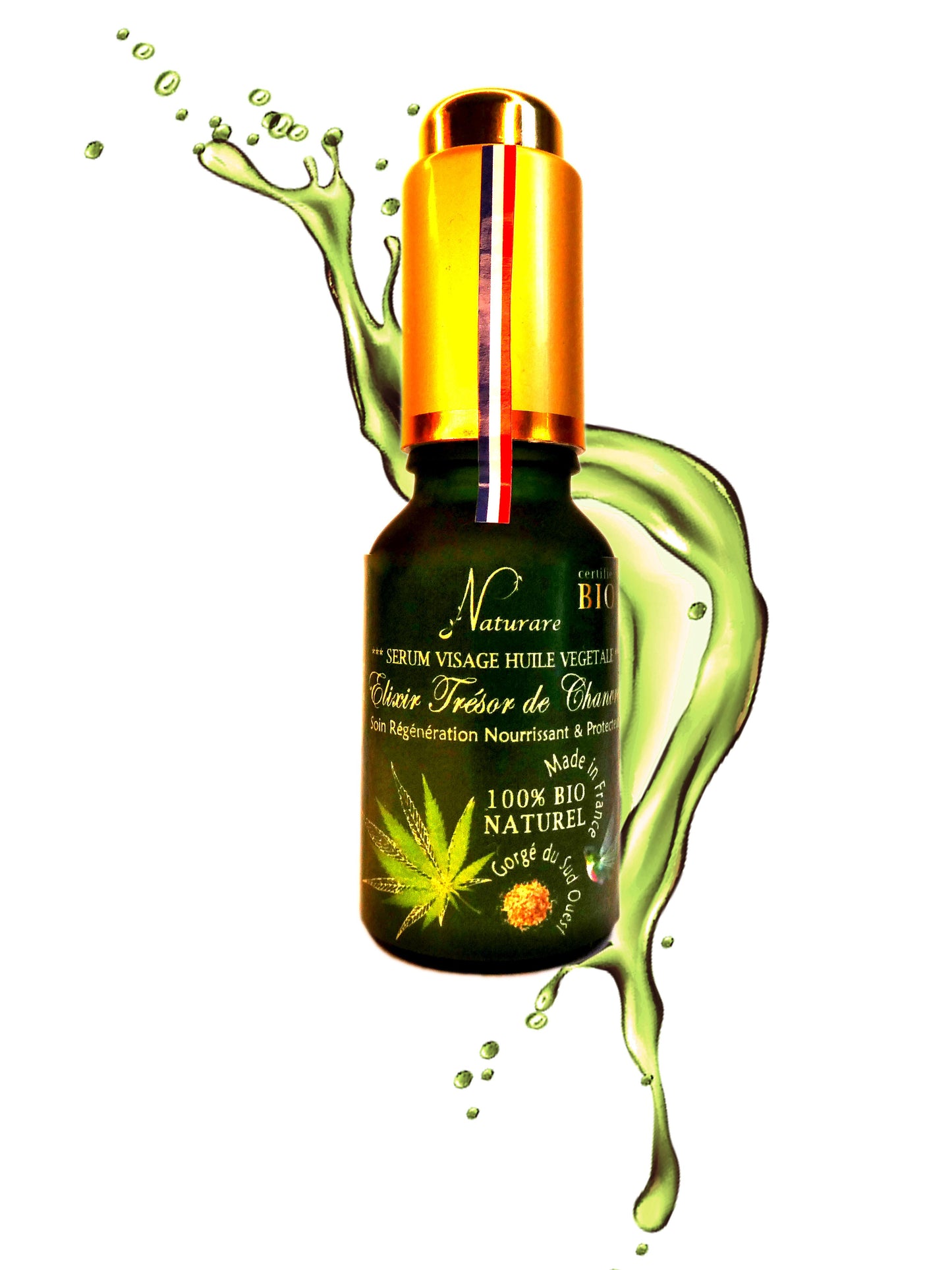 DROP - ELIXIR TRESOR DE CHANVRE BIO - Huile Végétale, Compléments Alimentaire