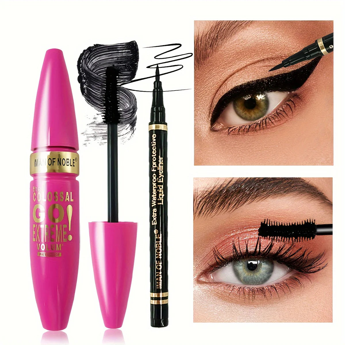 Eyeliner'lı Maskara