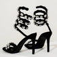 Star style luxe cristal embelli Wraparound femmes sandales talons aiguilles