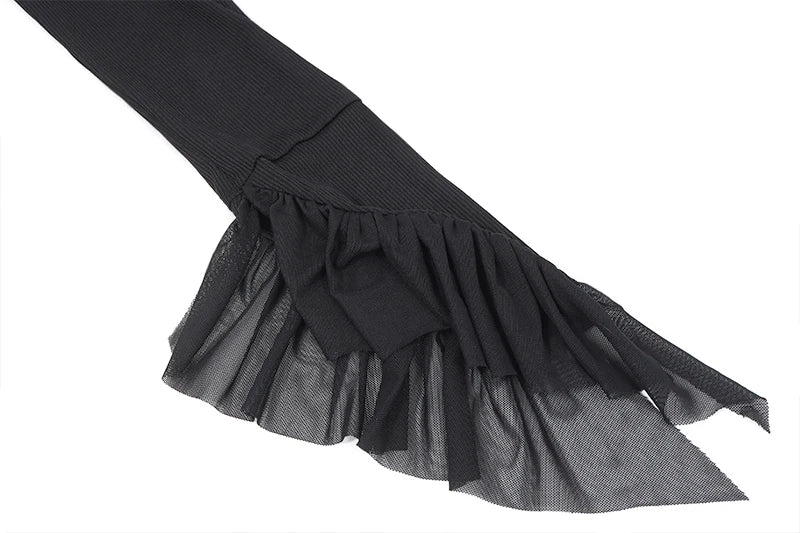 Xeemilo élégant maille volants Robe de soirée