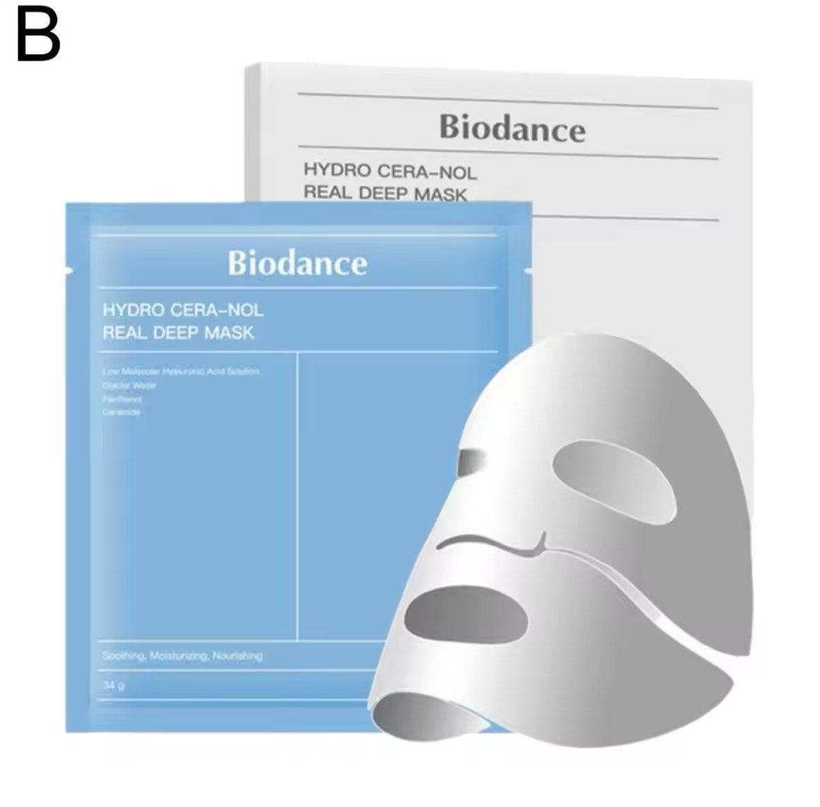 BIODANCE Bio-Collagen, nemlendirici gece hidrojel maskesi, 