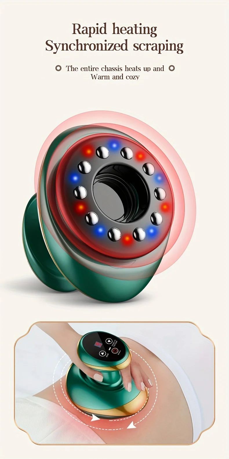 Electric Massage Meridian Brush Universal