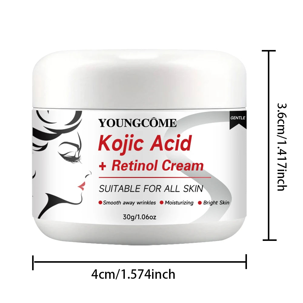 Kojik Asit + Retinol Krem, Yaşlanma Karşıtı Krem
