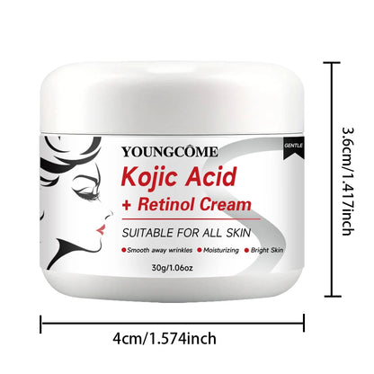 Crème à l'acide kojique + au rétinol, crème Anti-âge