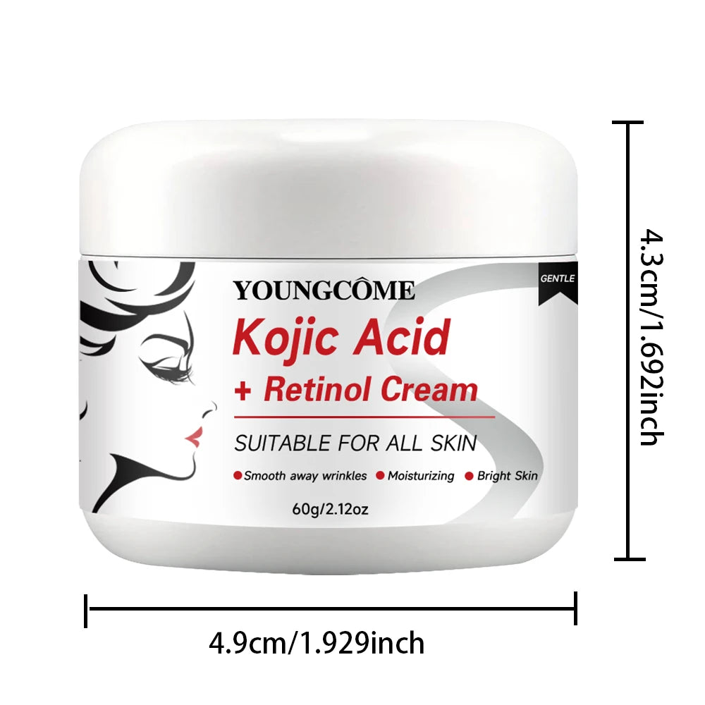 Kojik Asit + Retinol Krem, Yaşlanma Karşıtı Krem