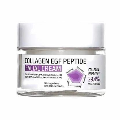 La crème hydrate et éclaircit le visage