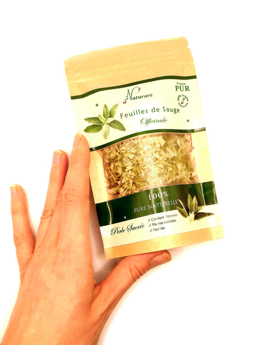 PERLE SACREE - Feuilles de Sauge Officinale - Infusion de plantes en vrac
