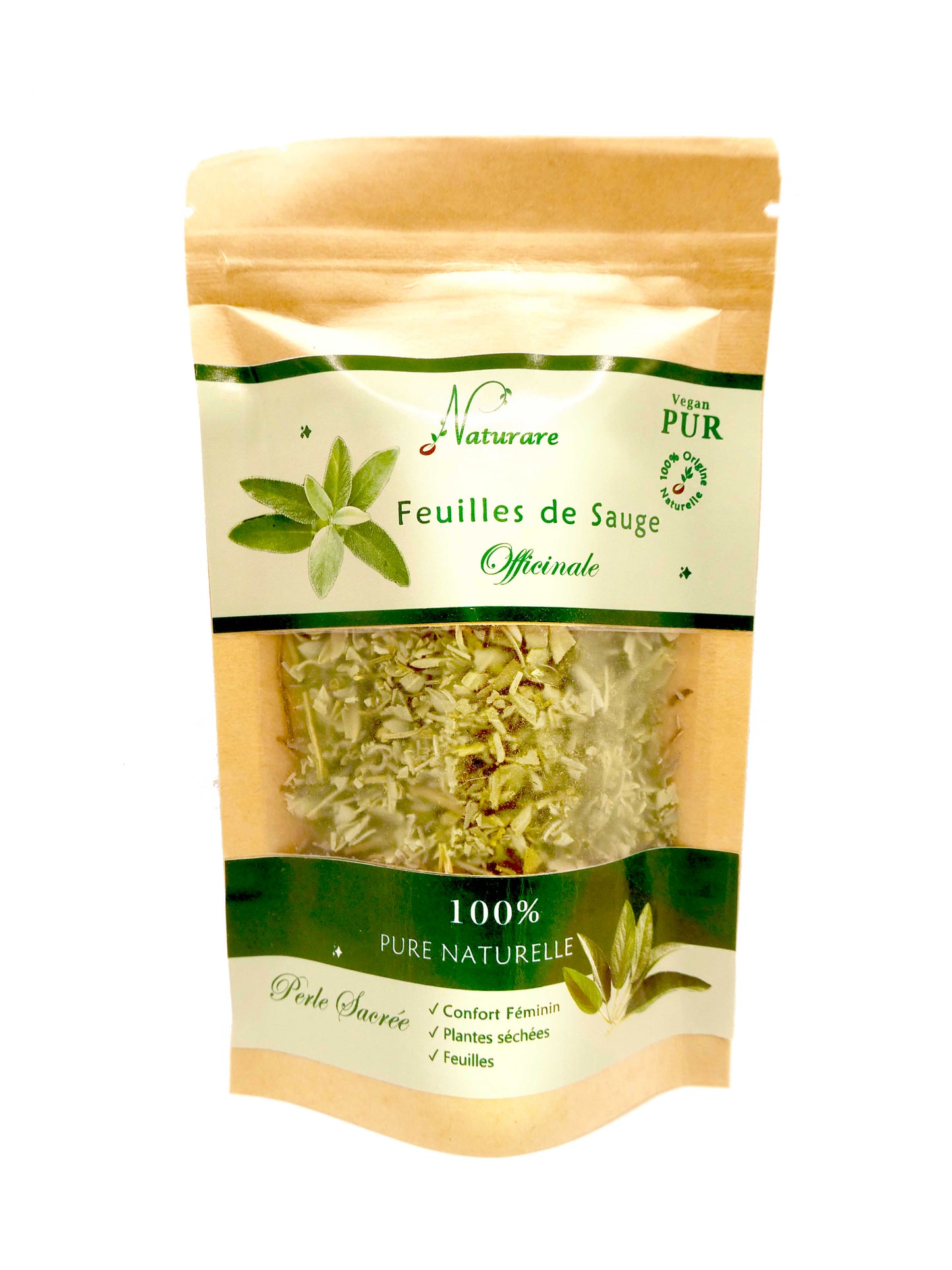 PERLE SACREE - Feuilles de Sauge Officinale - Infusion de plantes en vrac