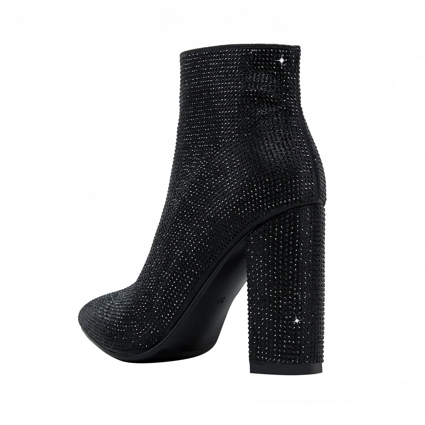 Glam Embellished Ankle Boots