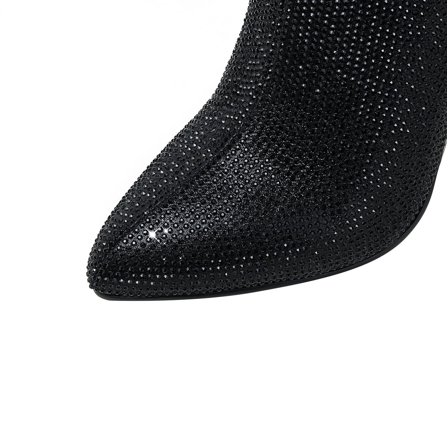 Glam Embellished Ankle Boots