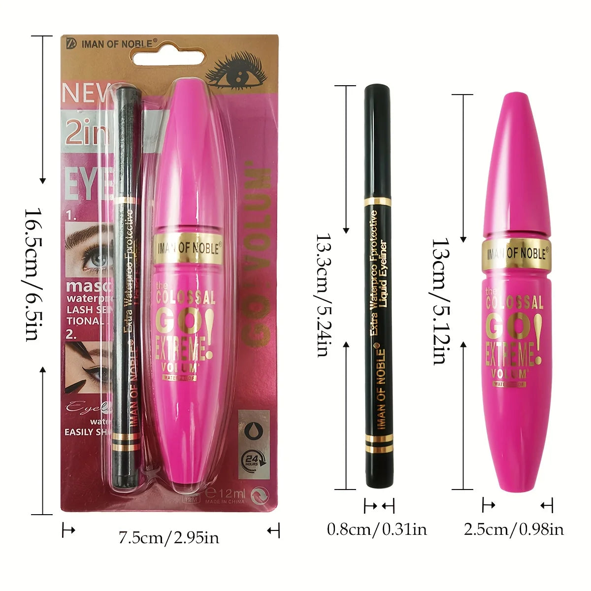Eyeliner'lı Maskara