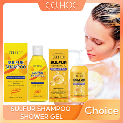 Sulfur Shampoo Shower Gel Set